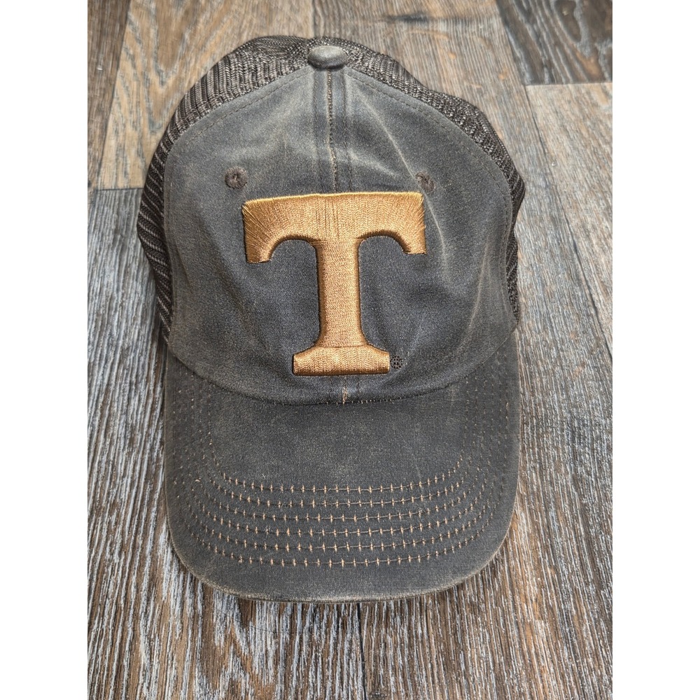 Top of the World Tennessee Volunteers Vols Trucker Hat Brown Mesh Adjustable Cap